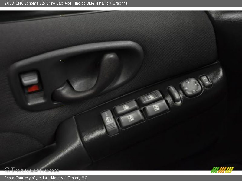 Indigo Blue Metallic / Graphite 2003 GMC Sonoma SLS Crew Cab 4x4