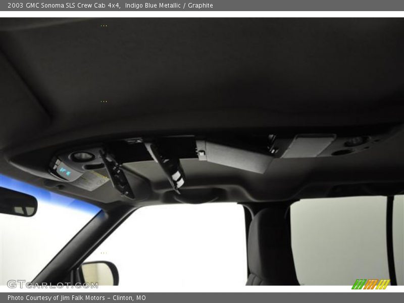 Indigo Blue Metallic / Graphite 2003 GMC Sonoma SLS Crew Cab 4x4