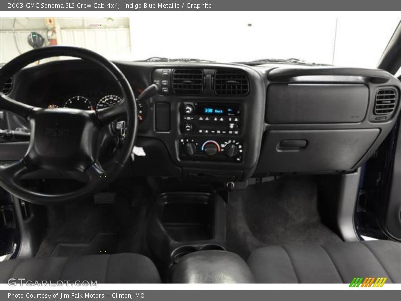 Indigo Blue Metallic / Graphite 2003 GMC Sonoma SLS Crew Cab 4x4