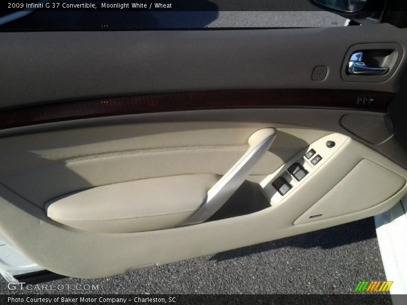 Moonlight White / Wheat 2009 Infiniti G 37 Convertible