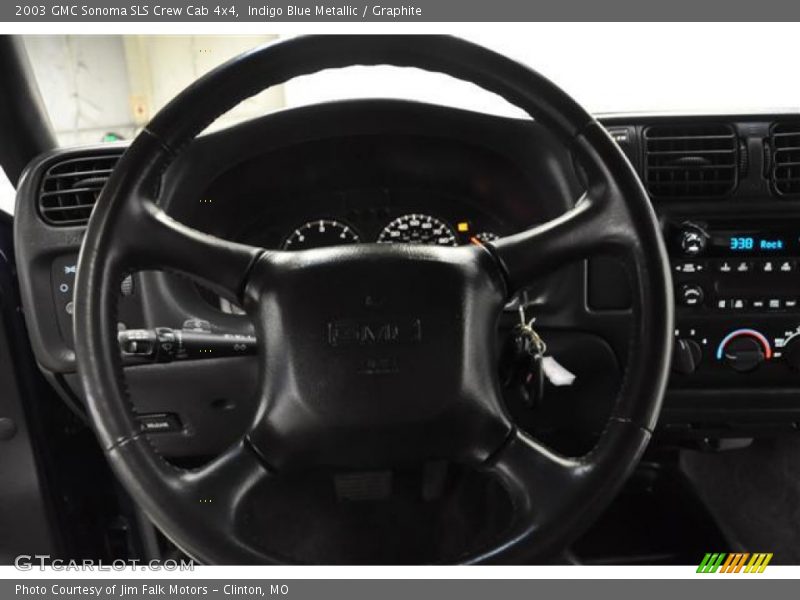 Indigo Blue Metallic / Graphite 2003 GMC Sonoma SLS Crew Cab 4x4