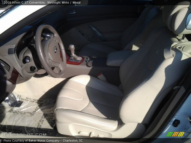 Moonlight White / Wheat 2009 Infiniti G 37 Convertible