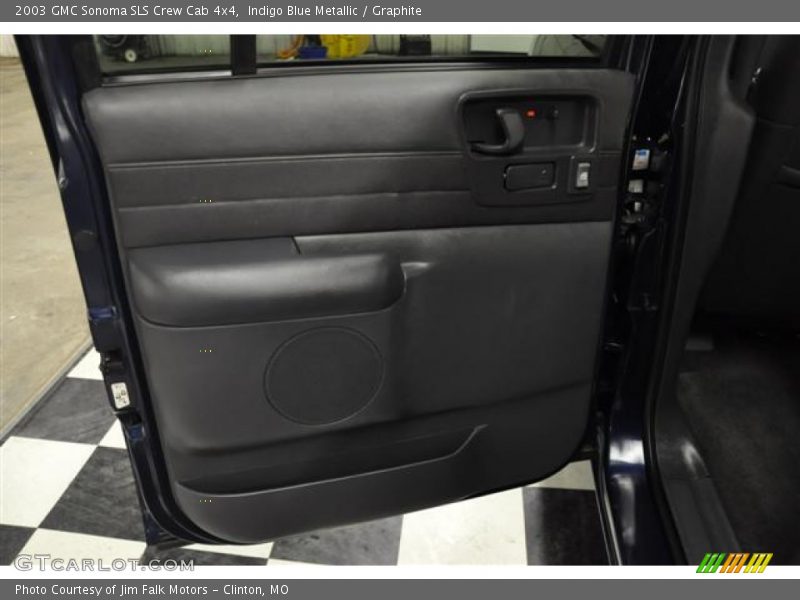 Indigo Blue Metallic / Graphite 2003 GMC Sonoma SLS Crew Cab 4x4