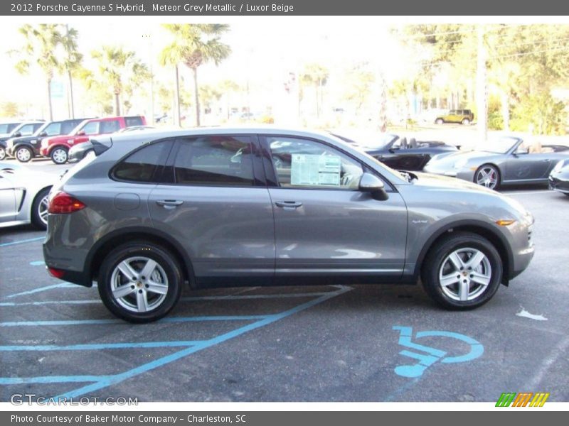 Meteor Grey Metallic / Luxor Beige 2012 Porsche Cayenne S Hybrid