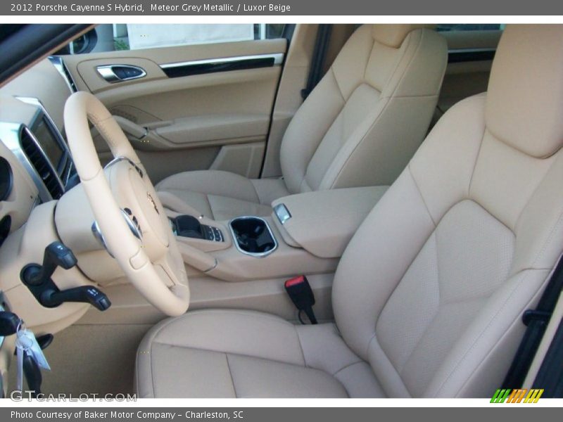  2012 Cayenne S Hybrid Luxor Beige Interior