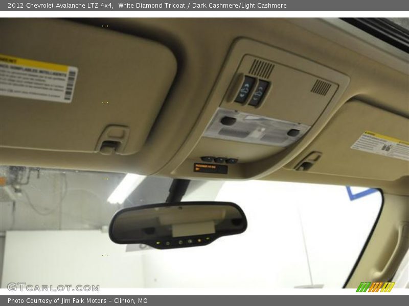 White Diamond Tricoat / Dark Cashmere/Light Cashmere 2012 Chevrolet Avalanche LTZ 4x4