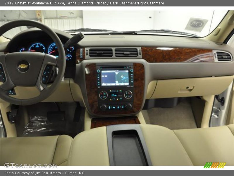 White Diamond Tricoat / Dark Cashmere/Light Cashmere 2012 Chevrolet Avalanche LTZ 4x4