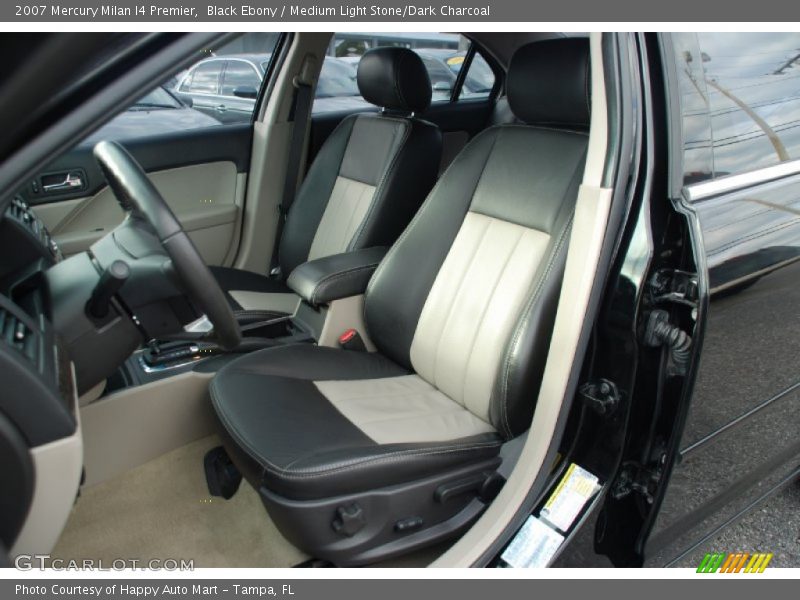 Black Ebony / Medium Light Stone/Dark Charcoal 2007 Mercury Milan I4 Premier