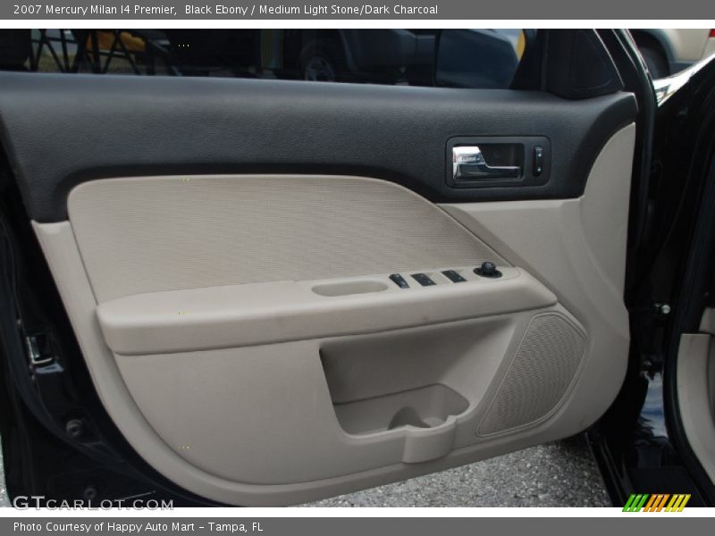Black Ebony / Medium Light Stone/Dark Charcoal 2007 Mercury Milan I4 Premier