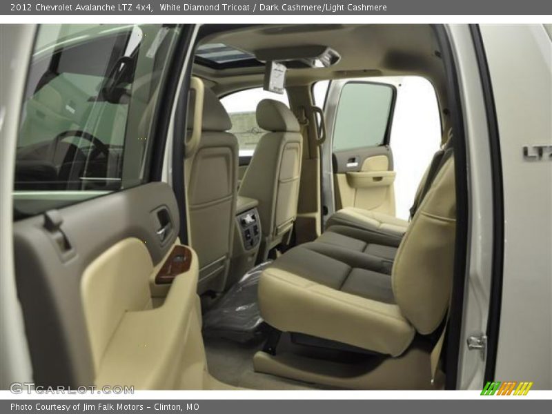 White Diamond Tricoat / Dark Cashmere/Light Cashmere 2012 Chevrolet Avalanche LTZ 4x4