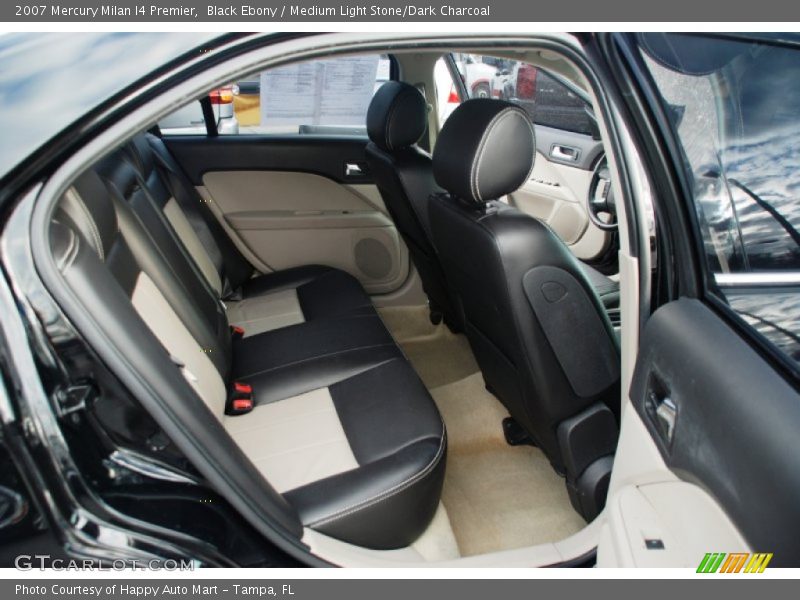 Black Ebony / Medium Light Stone/Dark Charcoal 2007 Mercury Milan I4 Premier