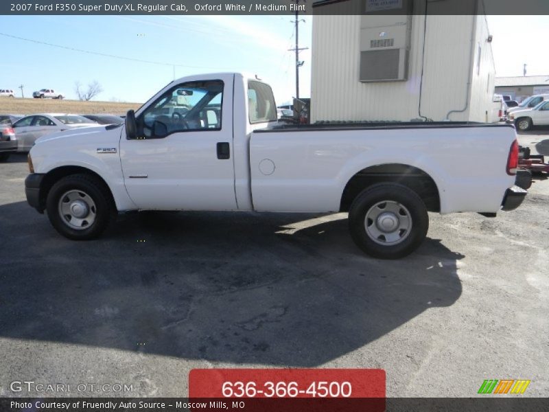 Oxford White / Medium Flint 2007 Ford F350 Super Duty XL Regular Cab