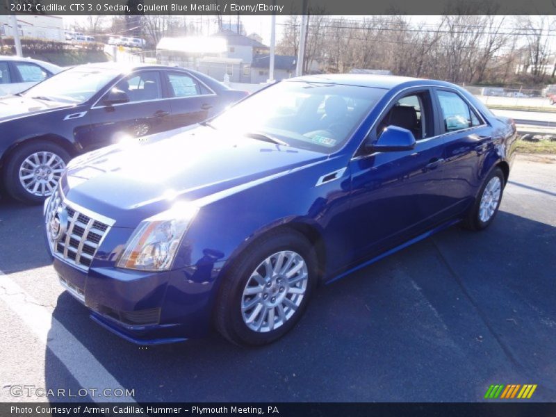 Opulent Blue Metallic / Ebony/Ebony 2012 Cadillac CTS 3.0 Sedan