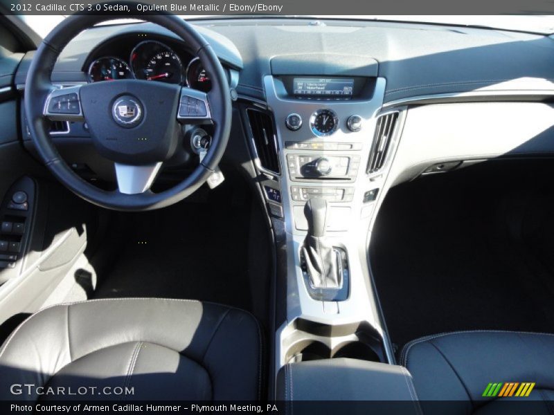 Opulent Blue Metallic / Ebony/Ebony 2012 Cadillac CTS 3.0 Sedan