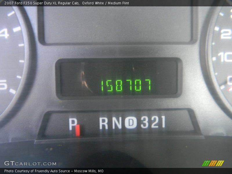 Oxford White / Medium Flint 2007 Ford F350 Super Duty XL Regular Cab