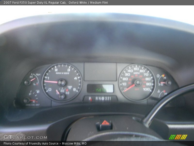 Oxford White / Medium Flint 2007 Ford F350 Super Duty XL Regular Cab