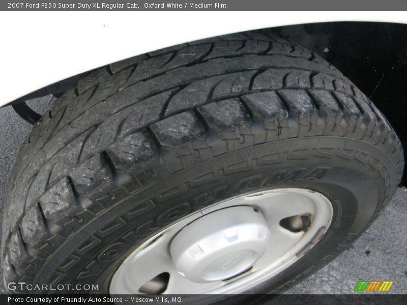 Oxford White / Medium Flint 2007 Ford F350 Super Duty XL Regular Cab