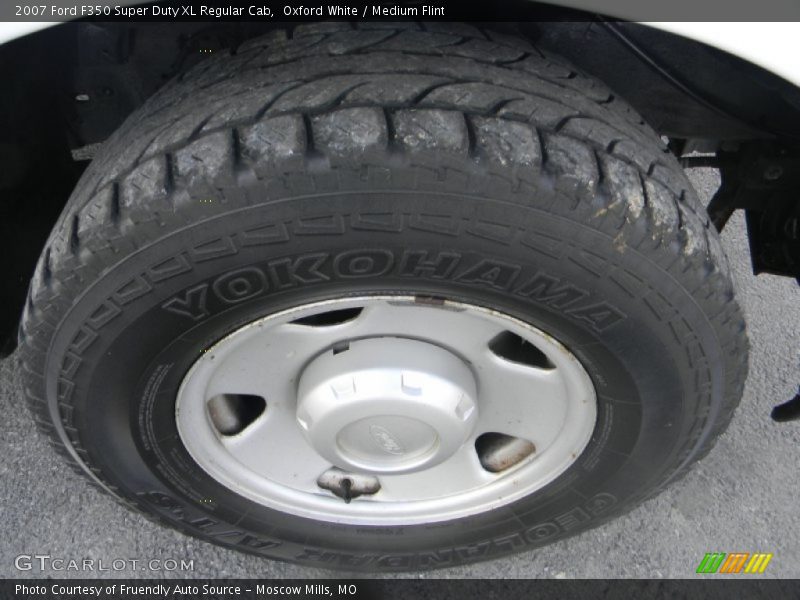 Oxford White / Medium Flint 2007 Ford F350 Super Duty XL Regular Cab