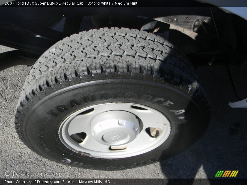 Oxford White / Medium Flint 2007 Ford F350 Super Duty XL Regular Cab