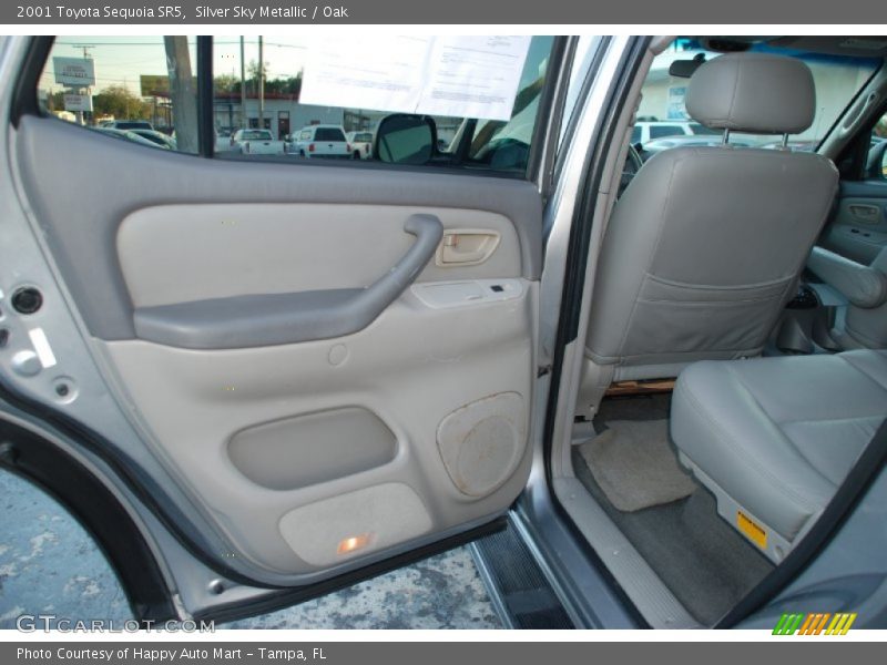 Silver Sky Metallic / Oak 2001 Toyota Sequoia SR5