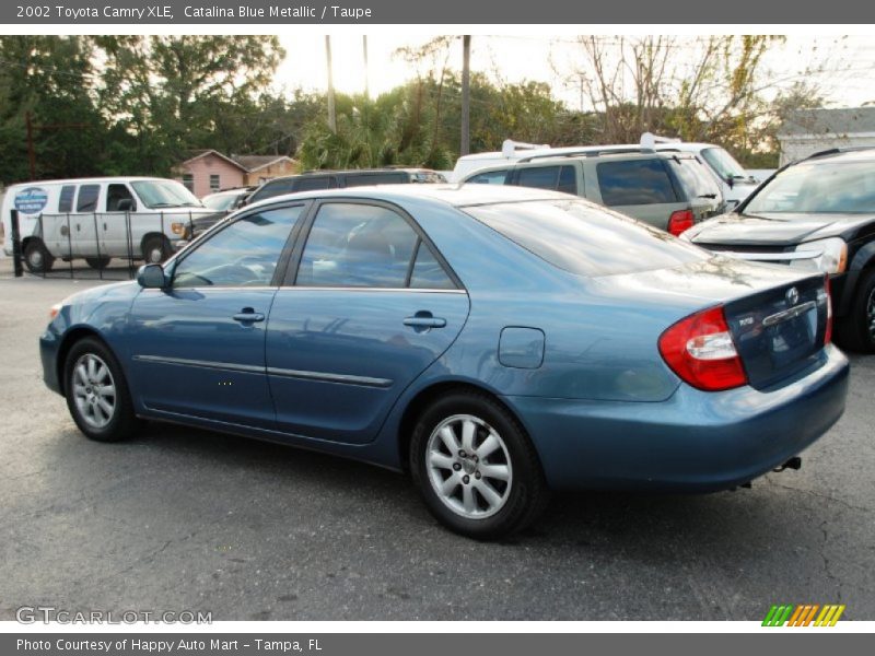 Catalina Blue Metallic / Taupe 2002 Toyota Camry XLE