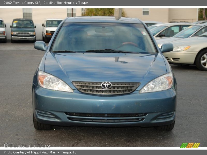Catalina Blue Metallic / Taupe 2002 Toyota Camry XLE