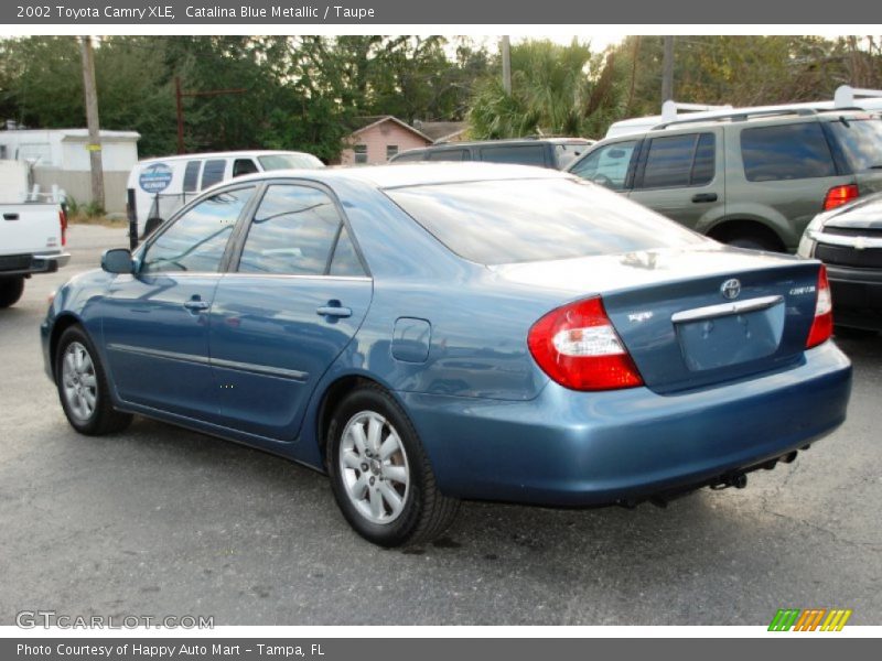 Catalina Blue Metallic / Taupe 2002 Toyota Camry XLE