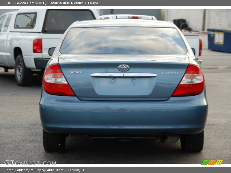 Catalina Blue Metallic / Taupe 2002 Toyota Camry XLE