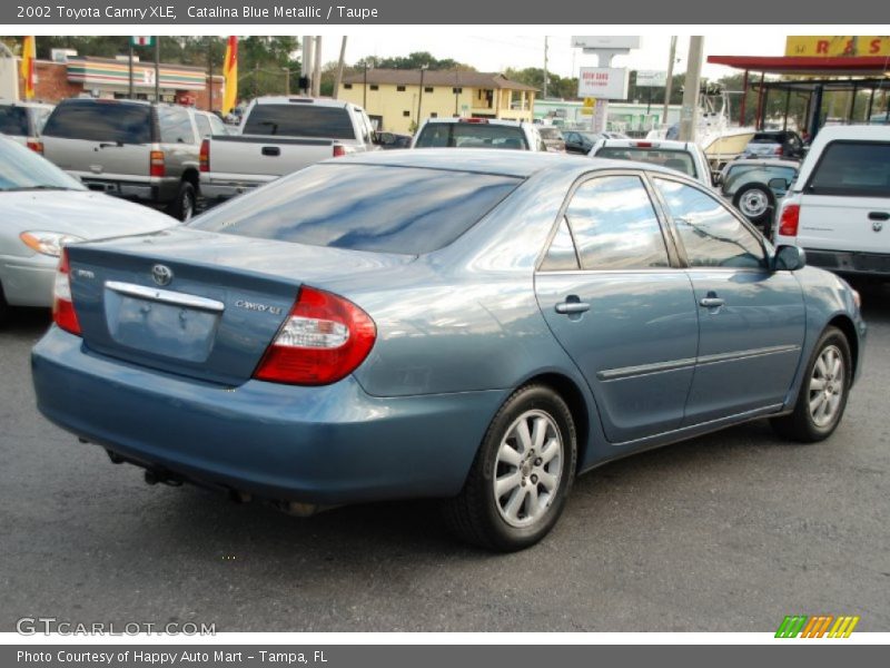 Catalina Blue Metallic / Taupe 2002 Toyota Camry XLE