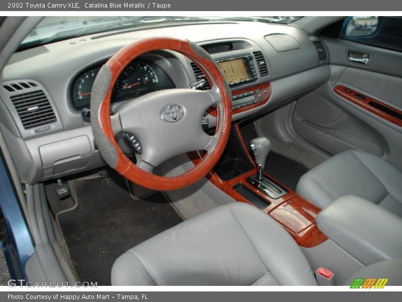 Catalina Blue Metallic / Taupe 2002 Toyota Camry XLE