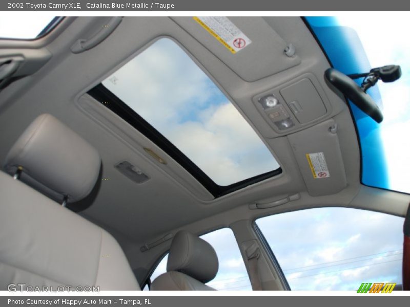 Catalina Blue Metallic / Taupe 2002 Toyota Camry XLE