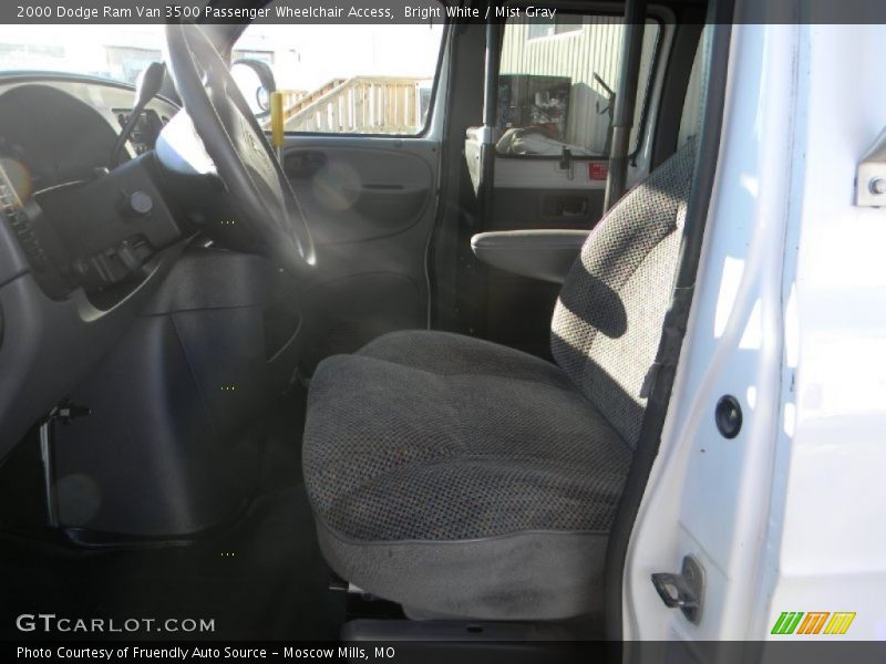 Bright White / Mist Gray 2000 Dodge Ram Van 3500 Passenger Wheelchair Access
