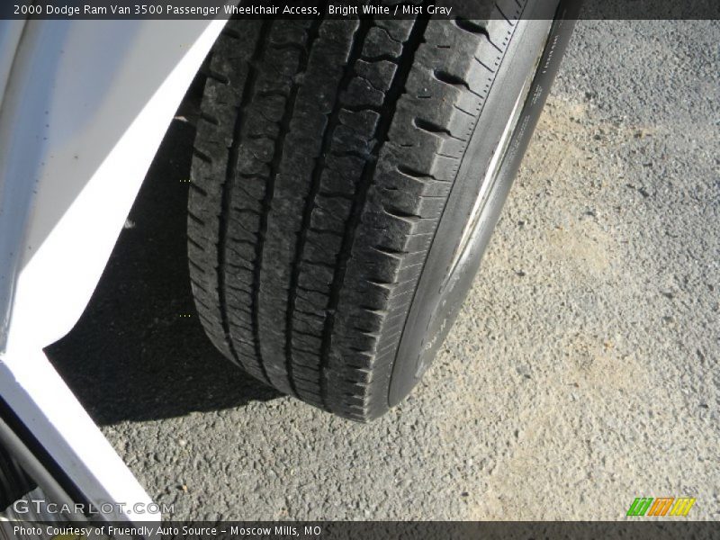Bright White / Mist Gray 2000 Dodge Ram Van 3500 Passenger Wheelchair Access