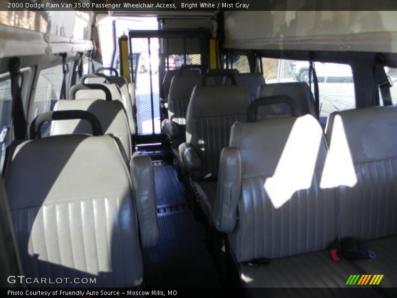 Bright White / Mist Gray 2000 Dodge Ram Van 3500 Passenger Wheelchair Access