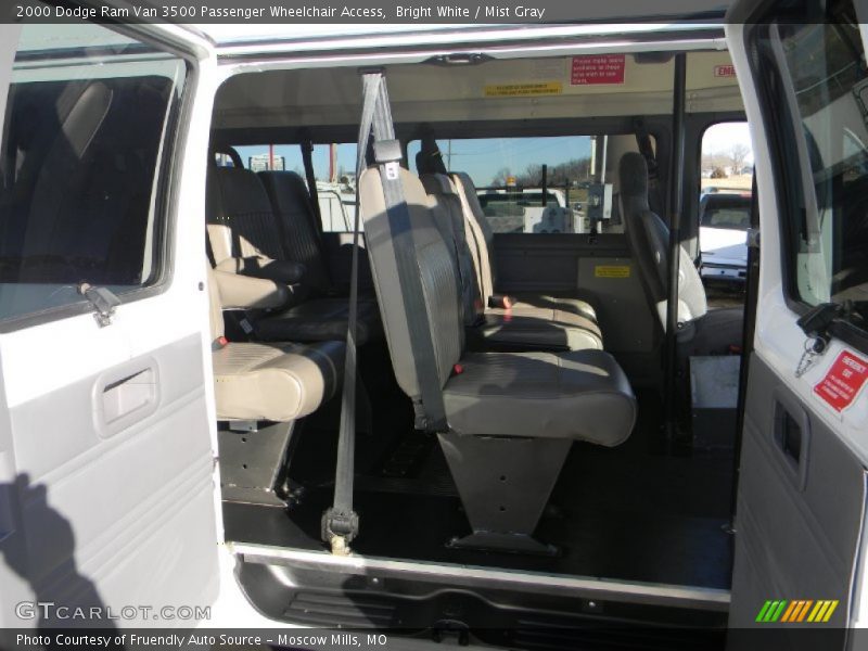 Bright White / Mist Gray 2000 Dodge Ram Van 3500 Passenger Wheelchair Access