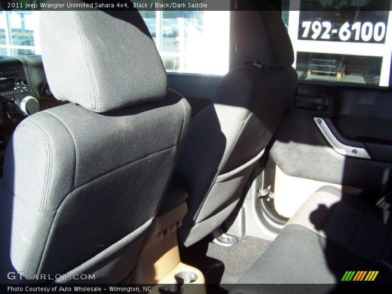 Black / Black/Dark Saddle 2011 Jeep Wrangler Unlimited Sahara 4x4