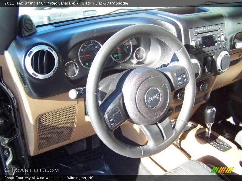 Black / Black/Dark Saddle 2011 Jeep Wrangler Unlimited Sahara 4x4