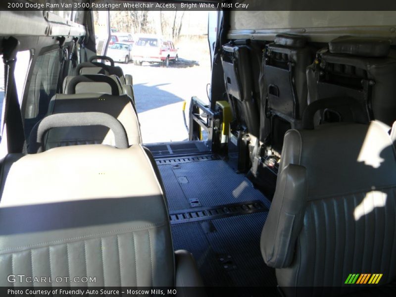 Bright White / Mist Gray 2000 Dodge Ram Van 3500 Passenger Wheelchair Access
