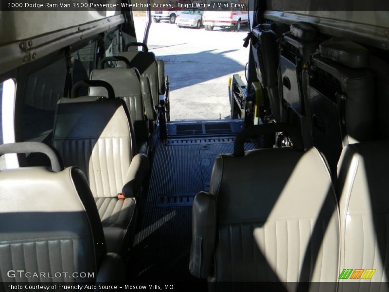 Bright White / Mist Gray 2000 Dodge Ram Van 3500 Passenger Wheelchair Access