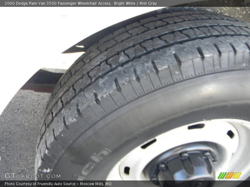 Bright White / Mist Gray 2000 Dodge Ram Van 3500 Passenger Wheelchair Access