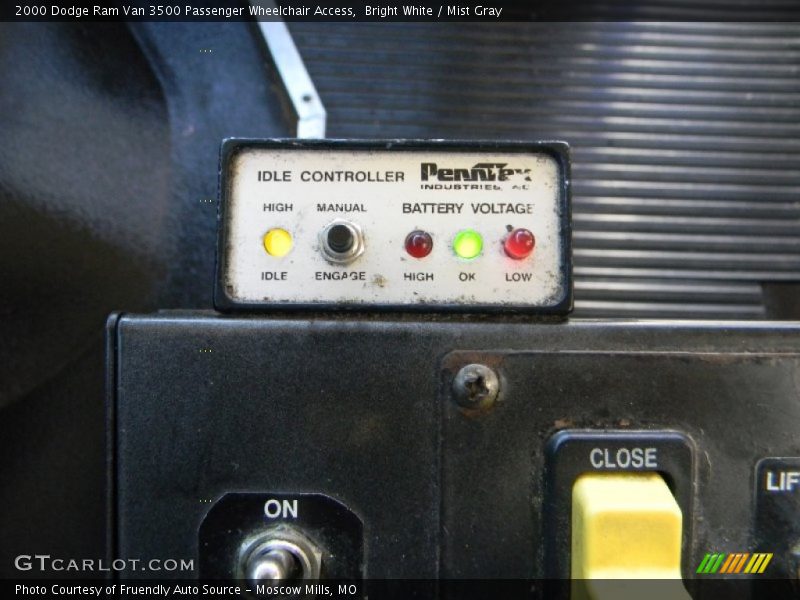 Bright White / Mist Gray 2000 Dodge Ram Van 3500 Passenger Wheelchair Access