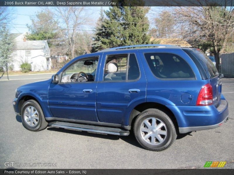 Deep Sapphire Blue Metallic / Gray 2006 Buick Rainier CXL AWD