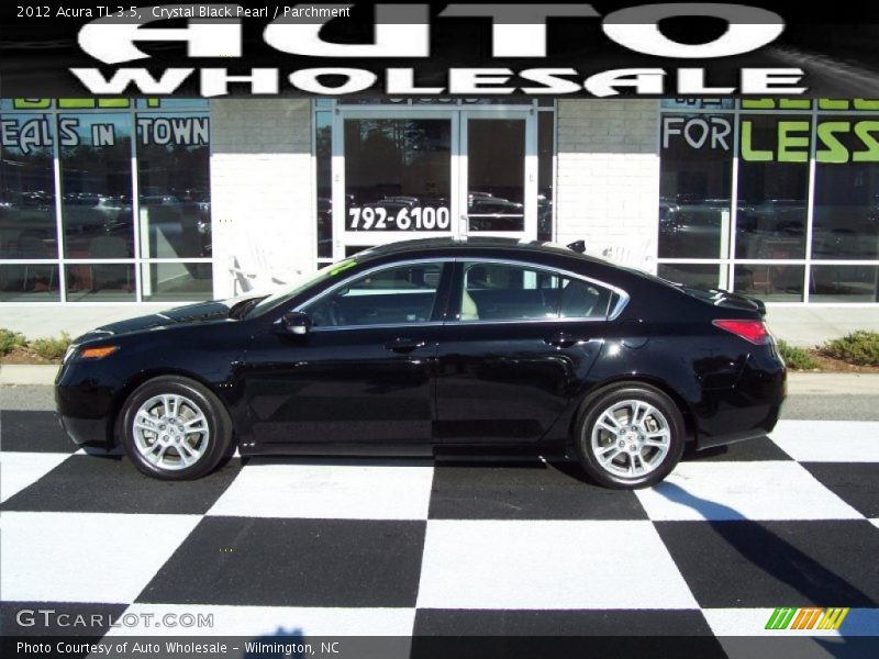 Crystal Black Pearl / Parchment 2012 Acura TL 3.5