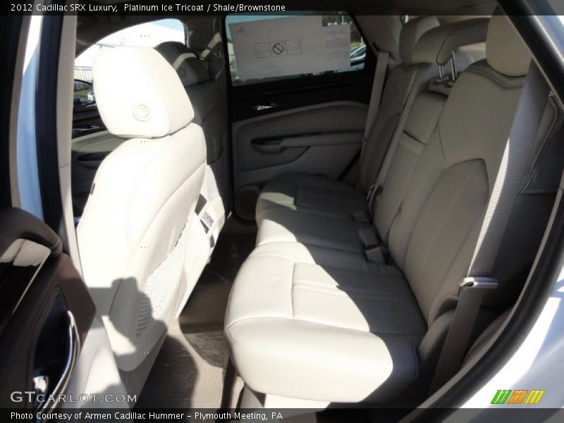 Platinum Ice Tricoat / Shale/Brownstone 2012 Cadillac SRX Luxury