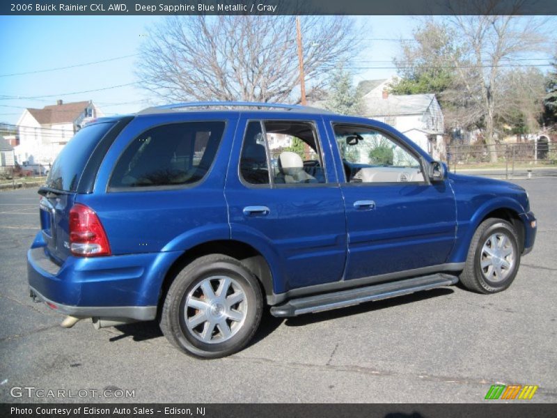 Deep Sapphire Blue Metallic / Gray 2006 Buick Rainier CXL AWD