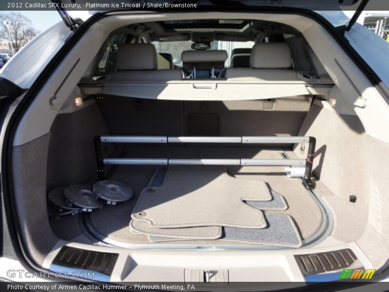 Platinum Ice Tricoat / Shale/Brownstone 2012 Cadillac SRX Luxury