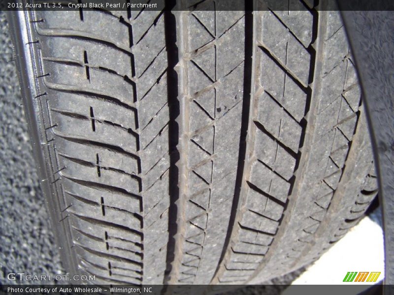 Crystal Black Pearl / Parchment 2012 Acura TL 3.5