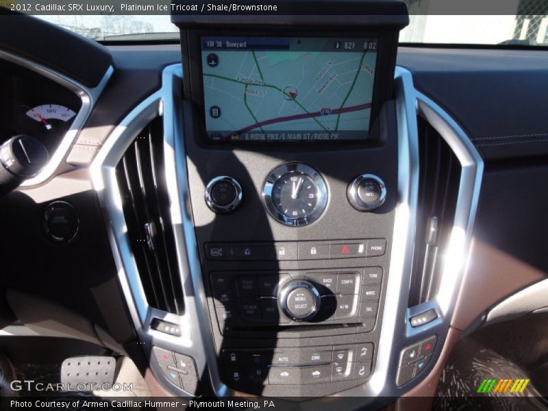 Platinum Ice Tricoat / Shale/Brownstone 2012 Cadillac SRX Luxury