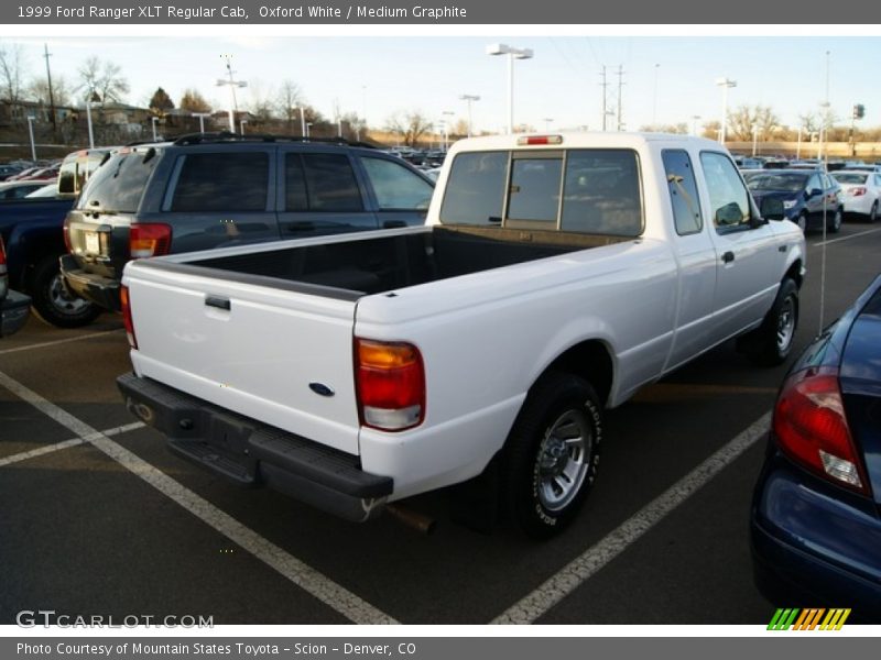 Oxford White / Medium Graphite 1999 Ford Ranger XLT Regular Cab