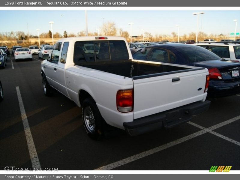 Oxford White / Medium Graphite 1999 Ford Ranger XLT Regular Cab